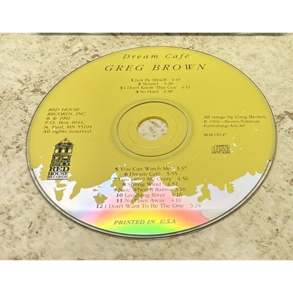 Greg Brown Dream Cafe CD Country 12 Tracks 1992 Red House - Picture 4 of 6